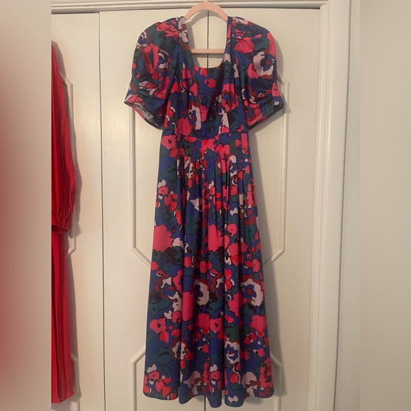 Crosby by Mollie Burch Flagger Dress Size Large Party Floral - Picture 4 of 5